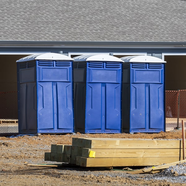 are there any restrictions on where i can place the portable toilets during my rental period in Wenonah New Jersey